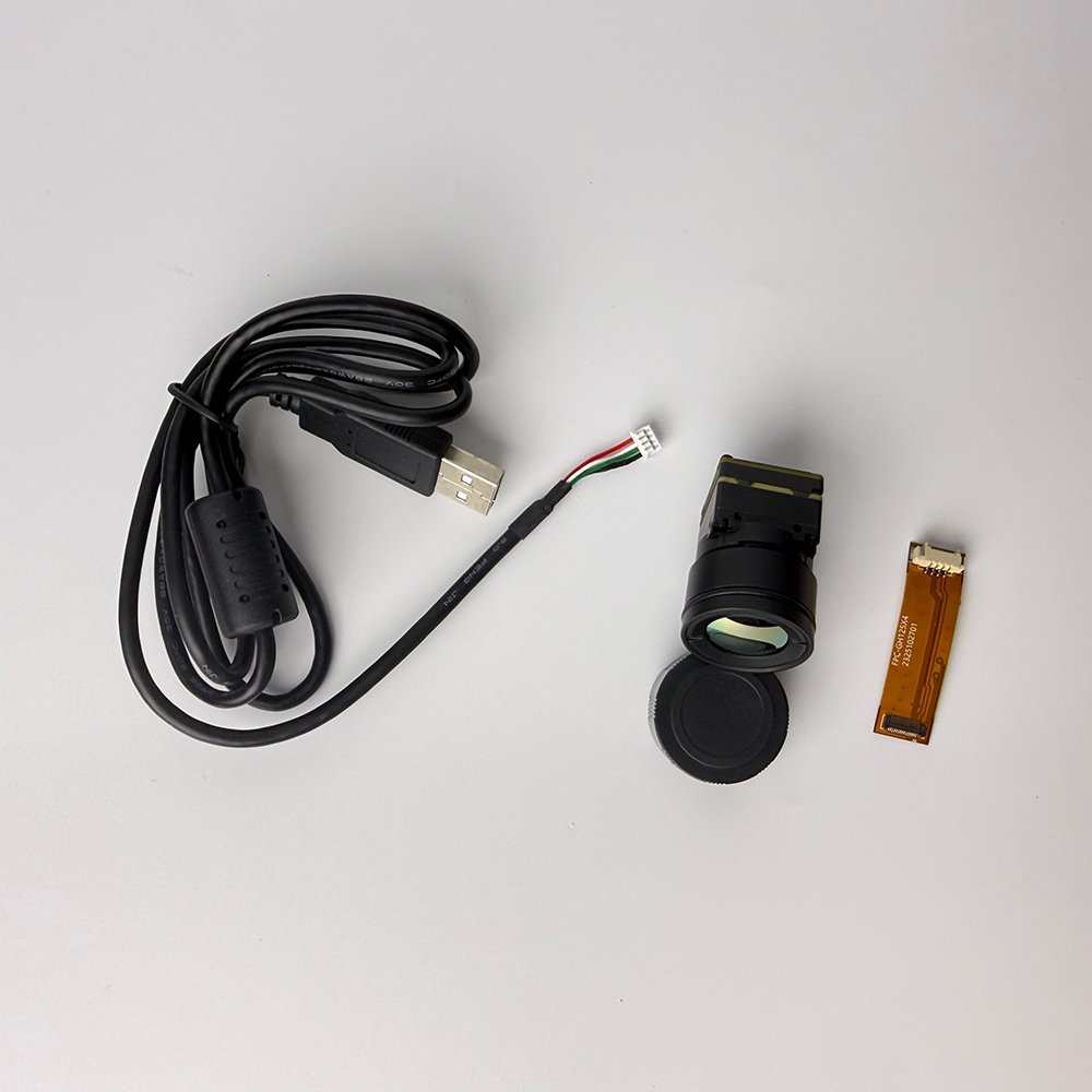 Thermal Imager Drone Gimbal - 열화상 카메라 모듈, 온도 측정, CVBS/USB,