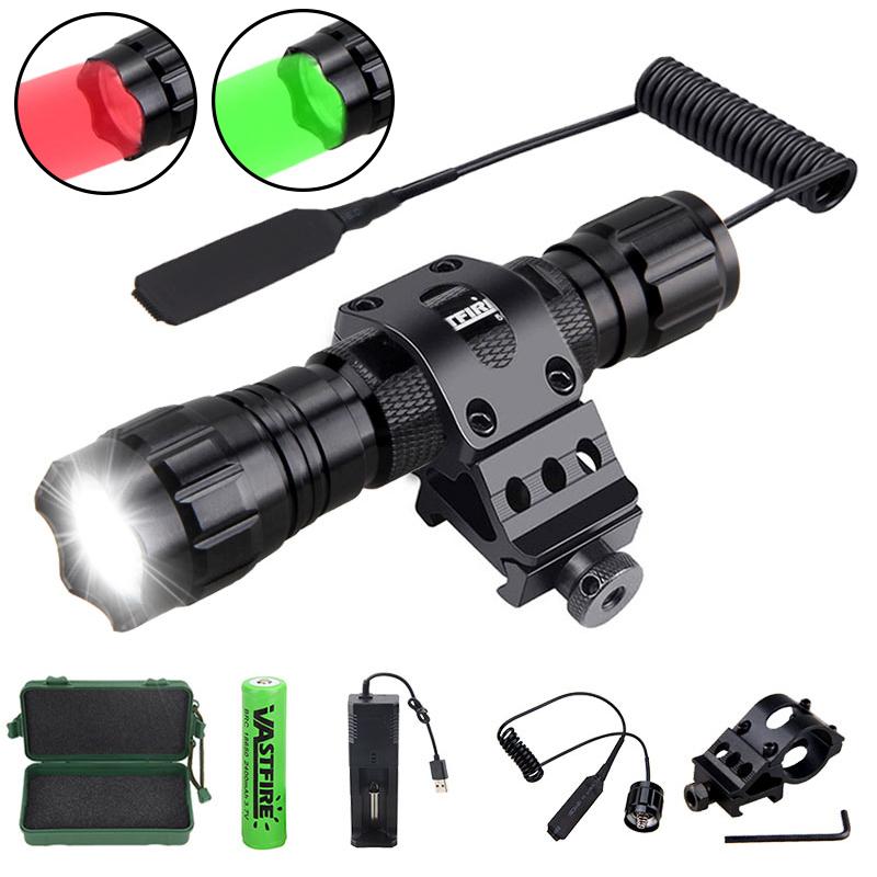Hunting Thermal Imaging Scope - 전술 사냥 손전등, 화이트, 레드, 그린