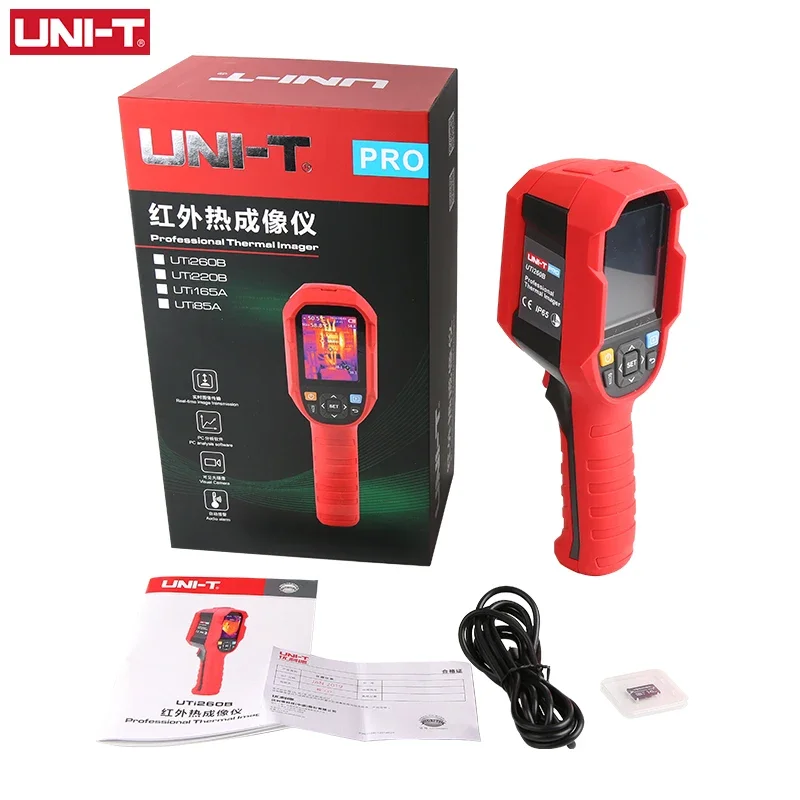 Thermal Imaging Camera 256X192 - UNI-T 적외선 열화상 카메라, 256x192 픽셀,