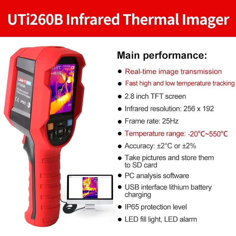 UNI-T 적외선 열화상 카메라, 256x192 픽셀, - Thermal Imaging Camera 256X192 리뷰 및 가격